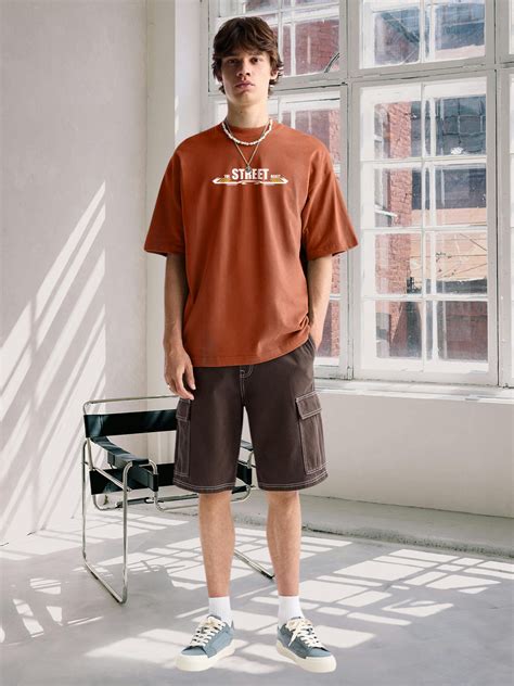 Street Beast Men Premium Oversized Terry T-shirt | Cocoa | PRONK – pronk.in