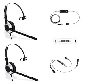 TruVoice Deluxe USB Headset Training Solution (Includes 2 X Truvoice Hd ...