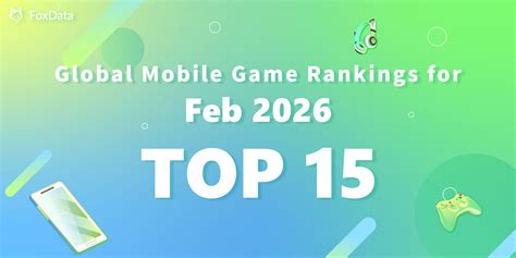 Global Mobile Game Rankings: February 2026 - Top 15 - FoxData