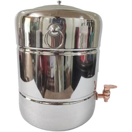 Buy Tallboy Steel Water Matka 17 Liters with Tap | Large Stainless ...