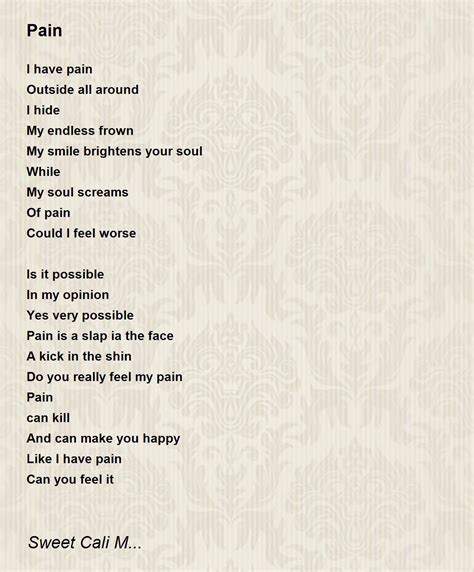 A Word That Rhymes With Pain at Odessa Anderson blog