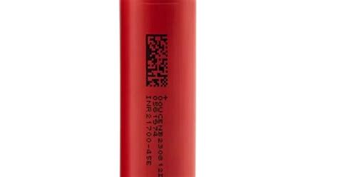Buy 21700 Li-ion Battery 4500mAh 3.7V INR21700-45E Rechargeable Cell ...