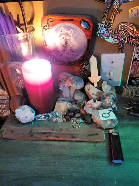 Altar tours pt 2! (Ares, Anubis, & Aphrodite) : r/pagan