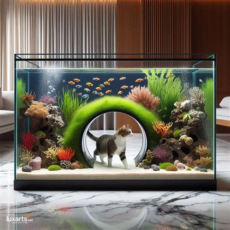 Feline Oasis: Aquariums with Cat Tunnels for Whimsical Kitty Adventures ...