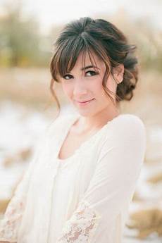 Wedding Updo Hairstyles With Bangs by 73 Wedding Hairstyles For Medium Hair Wedding Updo Hairstyles With Bangs