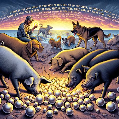 What does Matthew 7:6 mean? | Bible Art