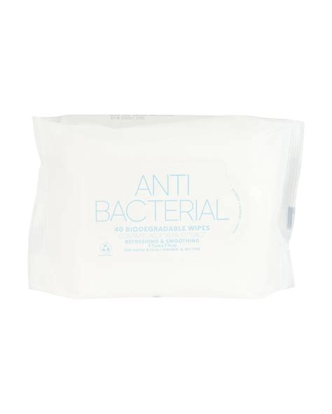 40 Pack Refreshing & Smoothing Wipes - Anti Bacterial - Kmart