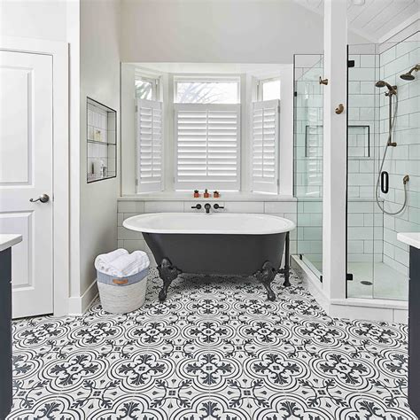 Black And White Floor Tiles For Bathroom – Flooring Ideas