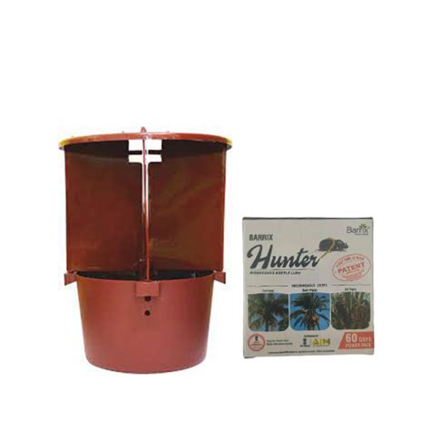 Barrix Hunter (Rhinoceros Beetle Trap +Lure ) - 1 UNIT – Agriplex