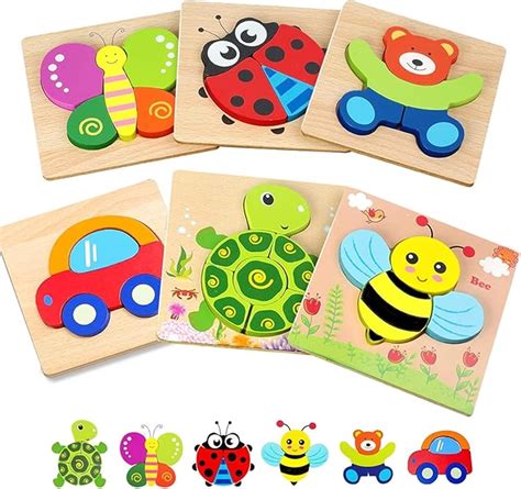 YaY Play Montessori Animal Puzzle Pack
