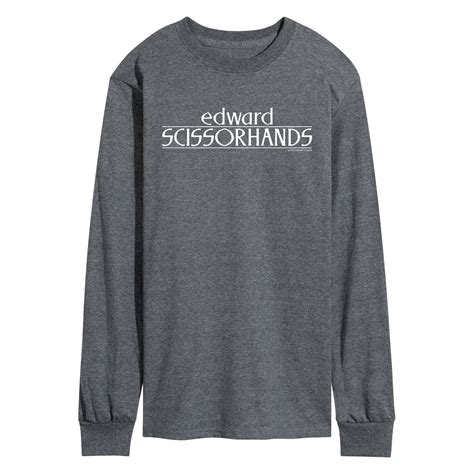 Edward Scissorhands - Edward Scissorhands Logo - Men's Long Sleeve ...
