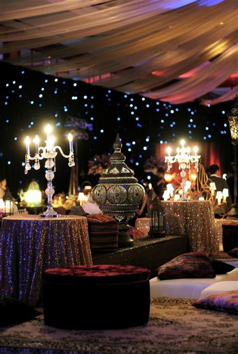 Arabian Prom Theme Table
