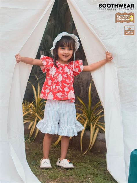 Summer Super Soft Baby Girl Pure Cotton Co-ord Set