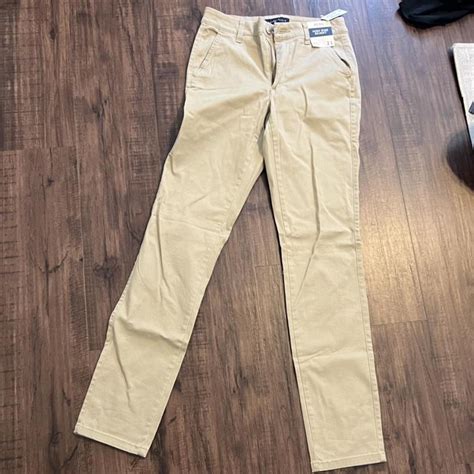 Aeropostale high rise skinny khaki pants. Size 2... - Depop