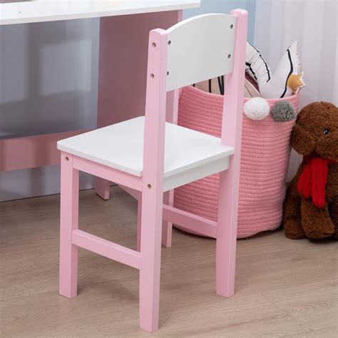 Qaba Toddler Desk and Chair Set, Kids Writing Desk India | Ubuy