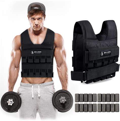 5BILLION FITNESS Monstervest Weighted Vest of 1 kg – 20 kg Weight ...