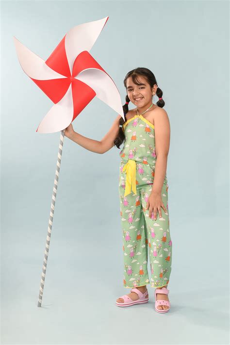 Day dream- Halter Neck Peppa Pig Coord Set For Girls – Littleens