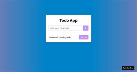 Image result for To Do App Using HTML/CSS JS