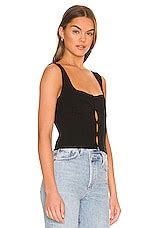 superdown Cindy Square Neck Top in Black | REVOLVE