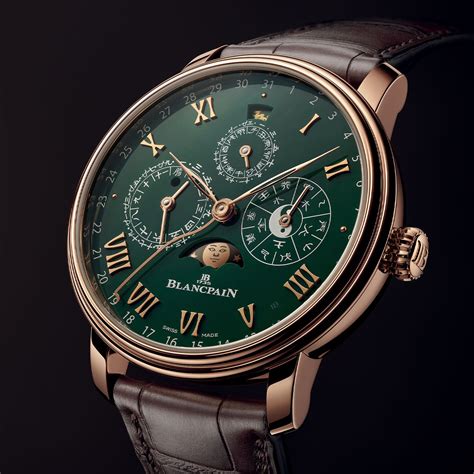 Introducing: The Green Enamel Blancpain Villeret Traditional Chinese ...
