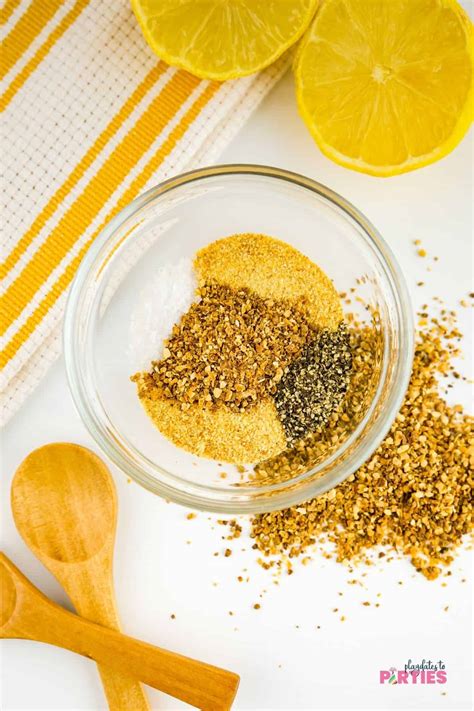 Lemon Pepper Seasoning Recipe