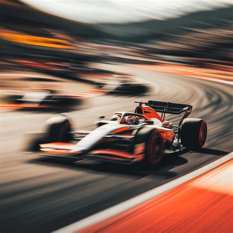 Sleek formula 1 car in highspeed motion | Premium AI-generated image