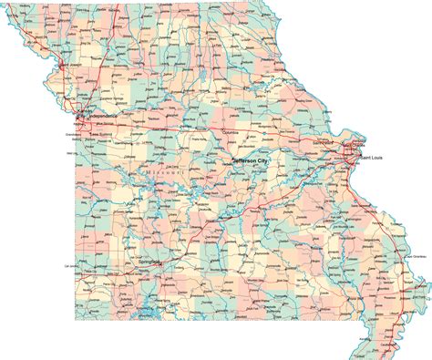 Missouri Map: Discover the Show-Me State
