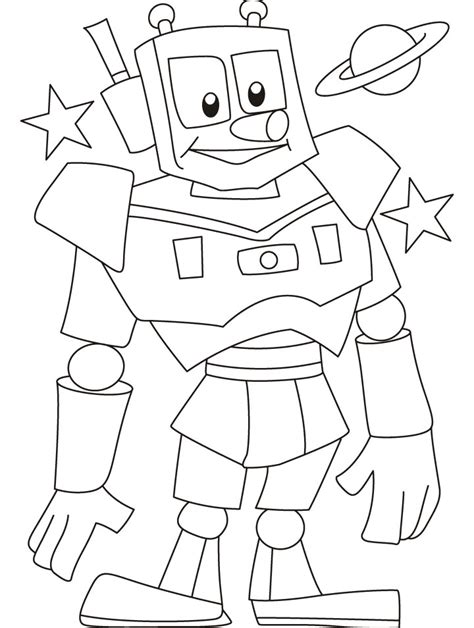 Robot Coloring Pages 的图像结果