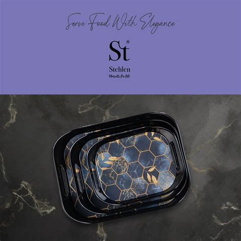 Buy Serving Trays Online at Best Prices | Best Serving Tray India- Stehlen