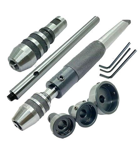 A New 2MT Lathe Tailstock Tap and Die Holder Set Sliding Floating Type ...