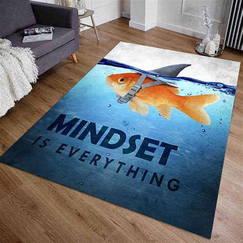 Mindset is Everything Rug, Motivational Rug, Inspirational Quotes Rug ...