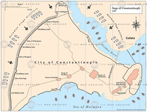 Fall Of Constantinople Map