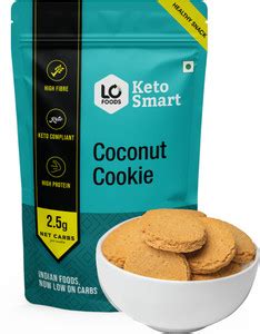 Lo! Foods Coconut Keto Biscuit | Zero Sugar free Keto Cookies | Low ...