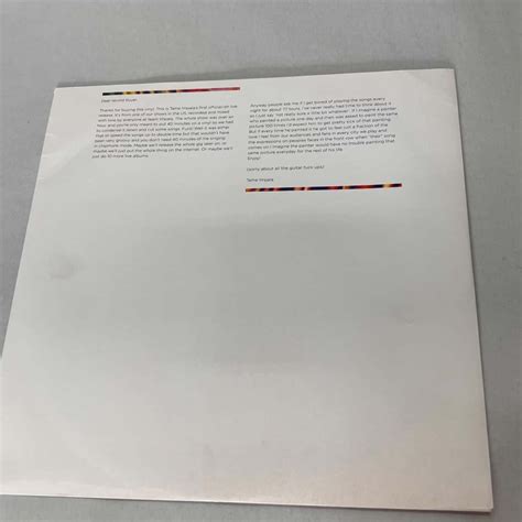 Tame impala - live versions LP vinyl record (s)