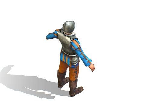 3D model Old Man Spanish Canquistador Officer VR / AR / low-poly | CGTrader