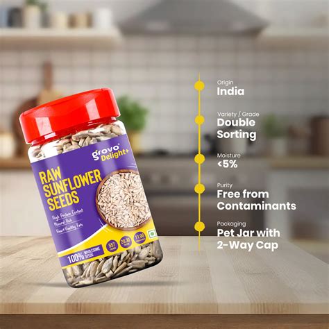 Grovo Delight+ Raw Sunflower Seeds 200g – Grovo Foods