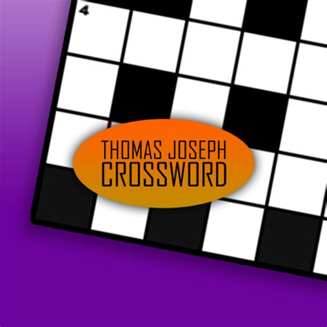 Thomas Joseph Crossword - Worksheets Library