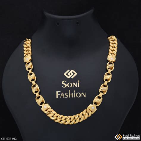 1 Gram Gold Plated Excellent Design Kohli Pokal Chain for Men - Style ...