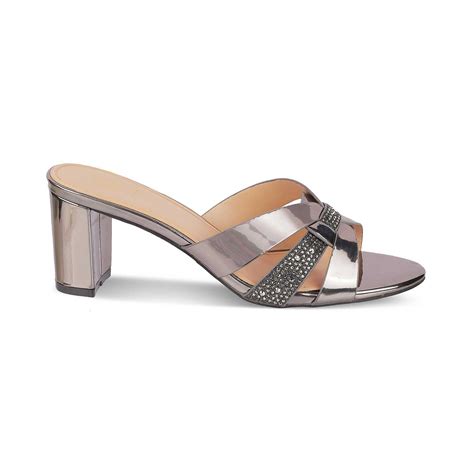 Buy Pewter Women's Sandals - The Luxe Pewter | Tresmode