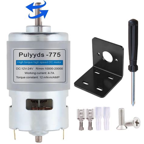 Pulyyds 775 DC Motor 12V-24V DC Motor High Torque D C M otor India | Ubuy