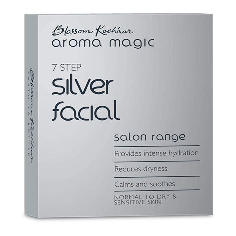 Aroma Magic 7 step Silver Facial Kit| Hydrates, Reduces dryness ...