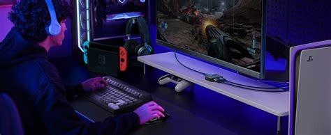 Lemorele HDMI Switch 2 in 1 Out 4K 60Hz Bi-Directional 2 Inputs 1 ...