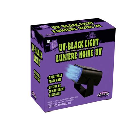 UV LED Black Light Adjustable Strobe - lovehalloween.co.uk