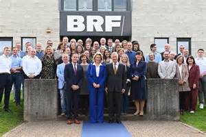 Le roi Philippe et la reine Mathilde en visite à la BRF à l'occasion de ...