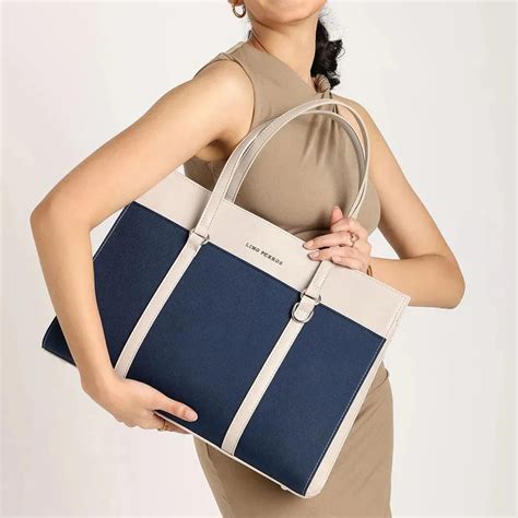 Buy Monroe Accented Durable Teal Tote Bag | Lino Perros