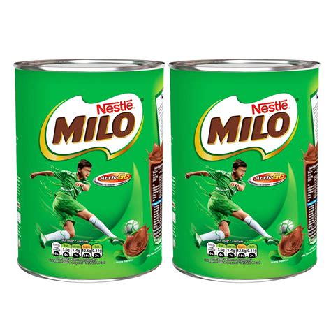 Buy Nestle Milo 400g Tin, Instant Malt Chocolate Drinking Powder, Hot ...