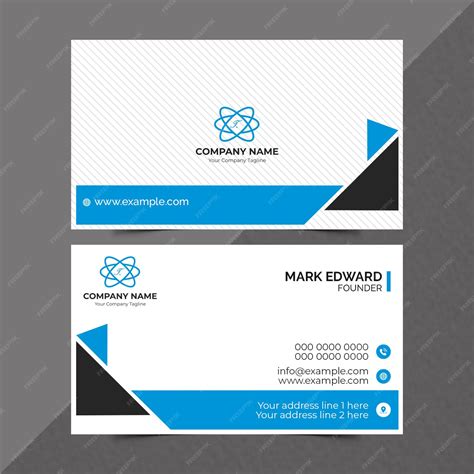 Blank Business Card Design Templates 的图像结果