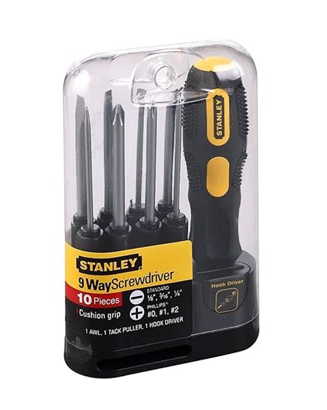 STANLEY Tools 9 Way Screwdriver Set STMT62511-812 GET (Tape Free ...
