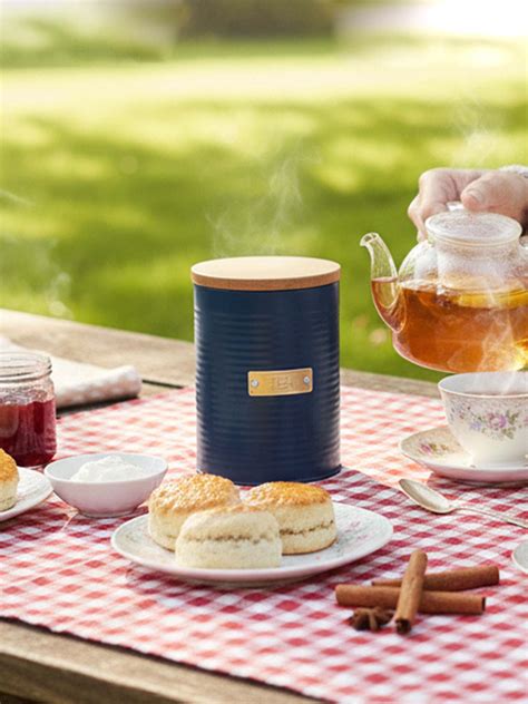 Buy Typhoon Otto Premium Tea Storage Canister - Navy Blue Online