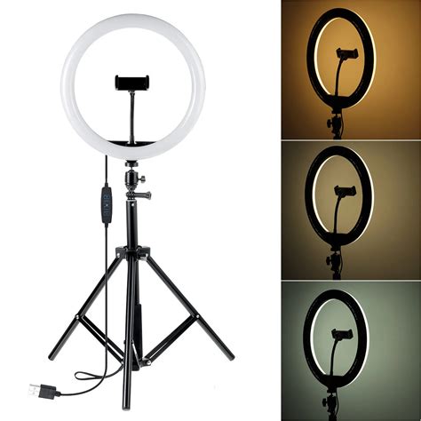 12 inch 30cm 3000k-5500k dimmable remote control led ring light 3 ...